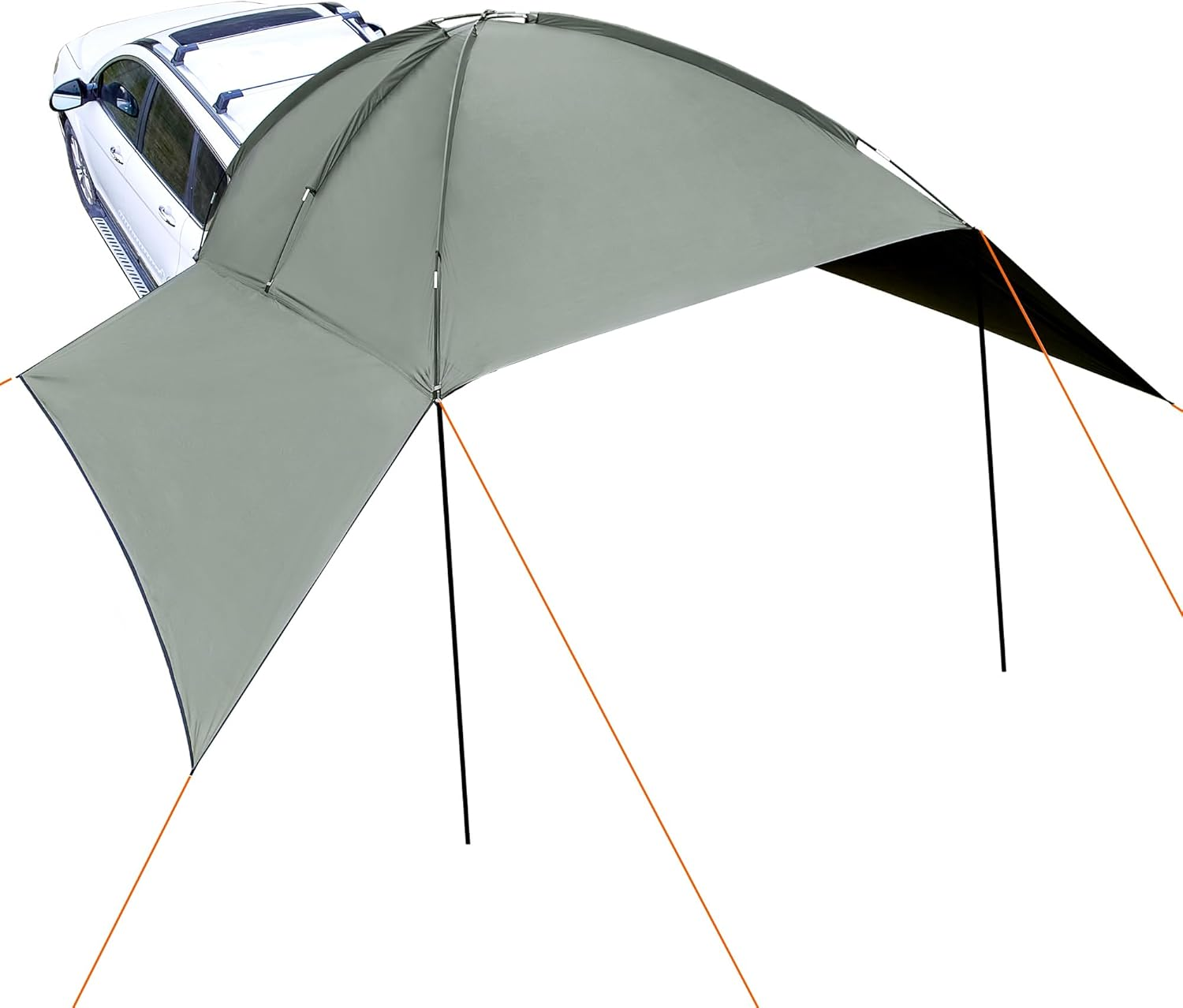 VEVOR Awning Caravan 3 X 2.1 M Sun Canopy Motorhome UV50+ UV Protection Awning 190-T Polyester Fabric Awning PU2000 Mm Waterproof Includes Portable Bag Ideal for Camping Family Reunion Trips image number 4