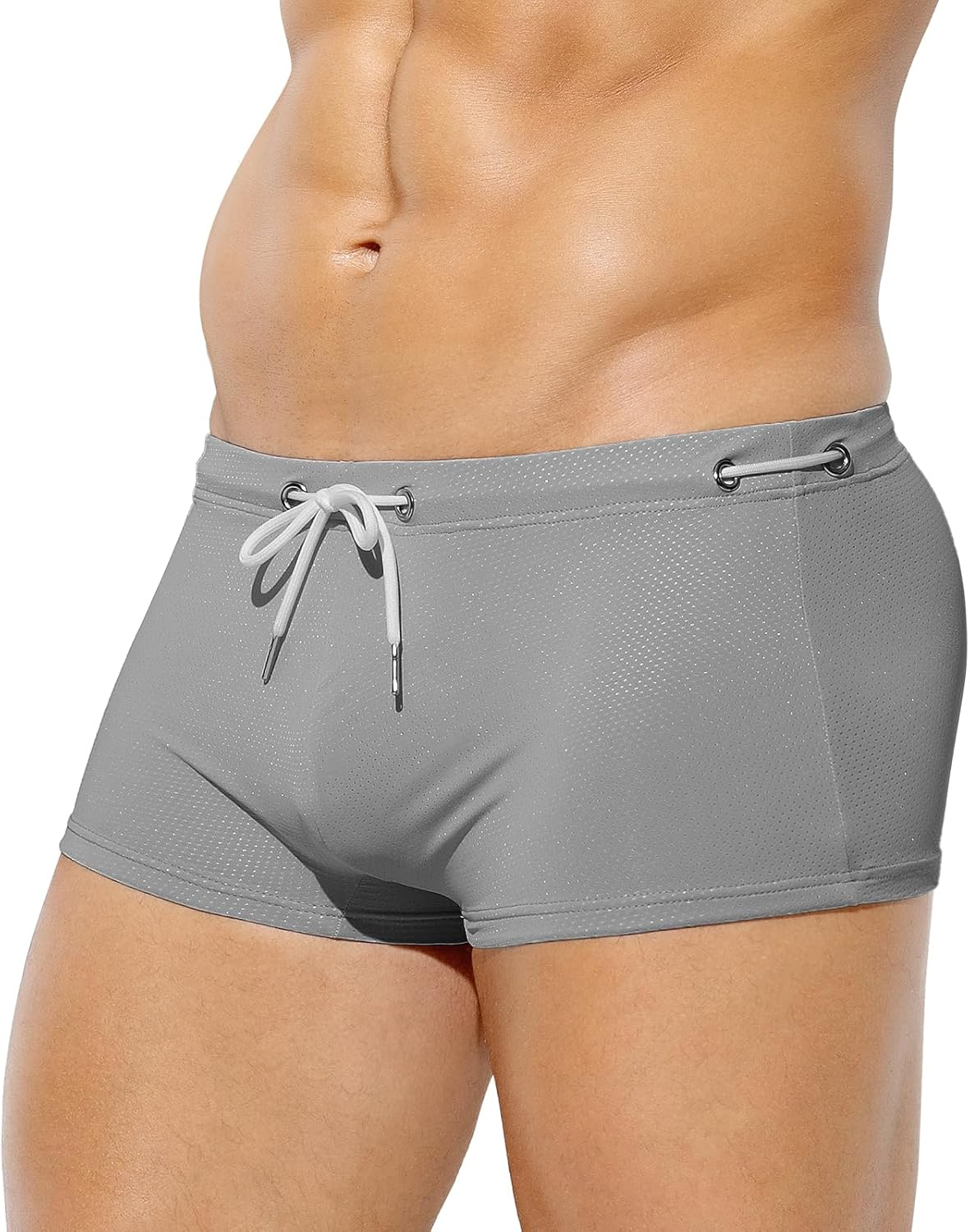 Casey Kevin Men'S Swimwear Sexy Swim Briefs Beach Bikini Sport Swimsuit Low with Drawstring AK2199 1Pcs