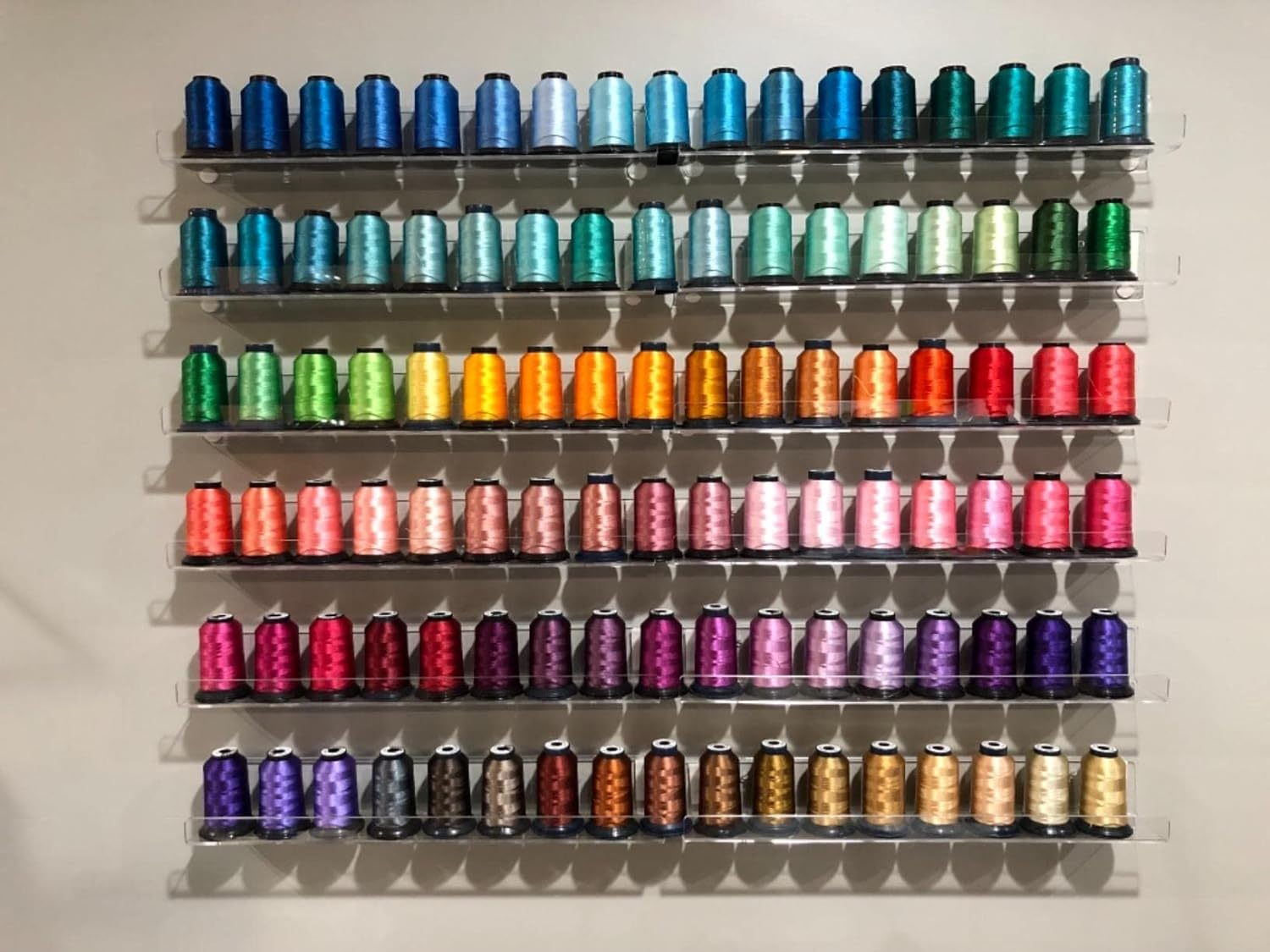 Acrylic Nail Polish Organizer Wall Mounted Nail Polish Display Racks 4 Pack Essential Oil Stand Holder Home Organizer image number 2