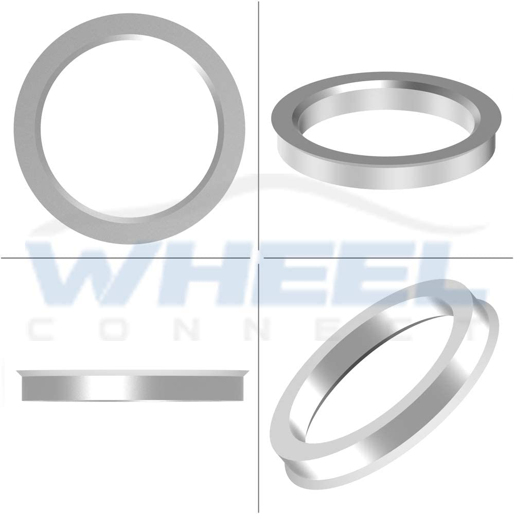 WHEEL CONNECT Hub Centric Rings,72.6 to 66.9, Aluminium Alloy Hubrings,66.9 to 72.56, Set of 4,O.D:72.6-I.D:66.9Mm. A image number 1