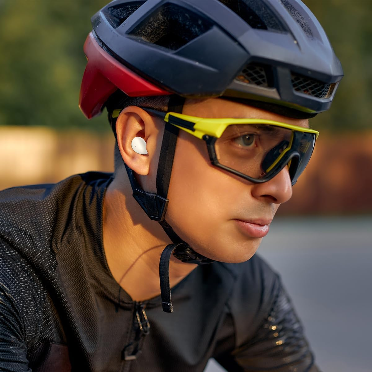 Mini Wireless Bluetooth Earbuds, Tiny Semi In-Ear Headphone Small/Light/Thin for Sleep on Side/Work/Fitness/Run/Drive, Stream Music or Podcasts from Iphone/Android Phones(White Gray)&hellip; image number 4