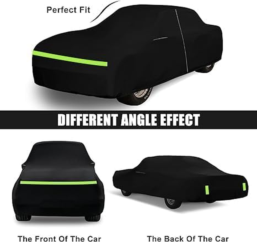 Waterproof Car Cover Compatible with 1962-1967 AC Shelby Cobra 289 427 Accessories, 210T All Weather Car Covers with Zipper&Lock for Car Dust Snow Rain Hail Protection image number 4