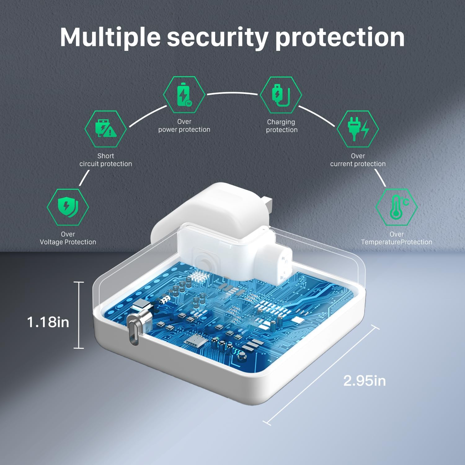 96W 100W USB C Charger for Mac Book Pro Charger, Fast Charger Power Adapter for USB C Port Macbook Pro Macbook Pro/Macbook Air 16 15 14 13 Inch and Lenovo HP ASUS Dell,2M USB C to C Charging Cable image number 6