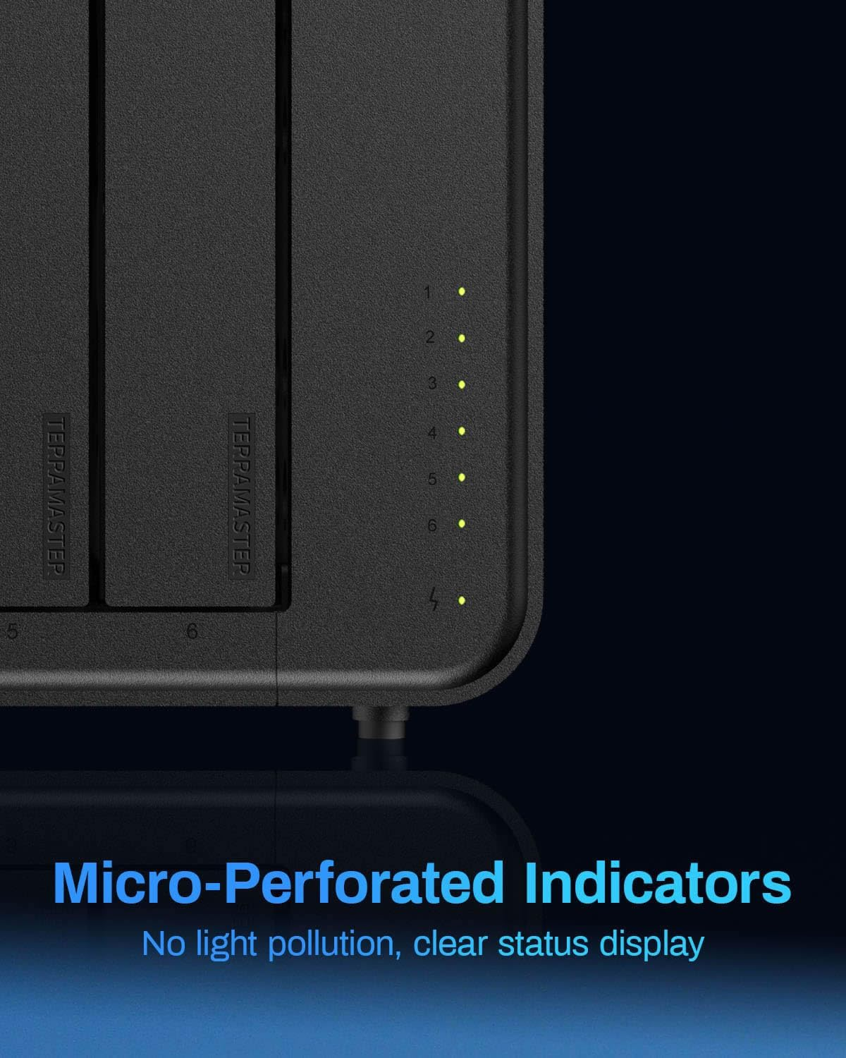 TERRAMASTER F6-424 NAS Storage 6Bay - N95 Quad-Core CPU, 8GB DDR5 RAM, Dual 2.5Gbe Ports, Network Attached Storage with High Performance (Diskless) image number 1
