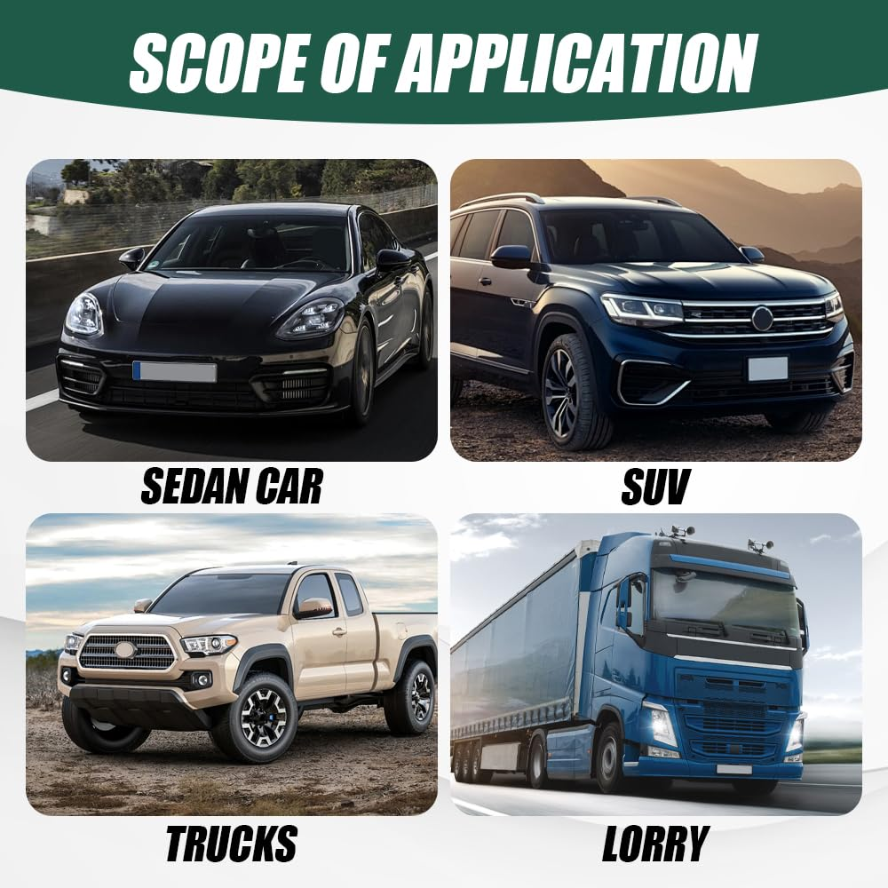 Anti Theft License Plate Screws Kits, Tamper Resistant Licence Plate Kit, 1/4"(M6) Security Screws, Rust Proof Stainless Steel Bolts Fasteners Kit for Front Rear Frame Holder Mounting image number 2