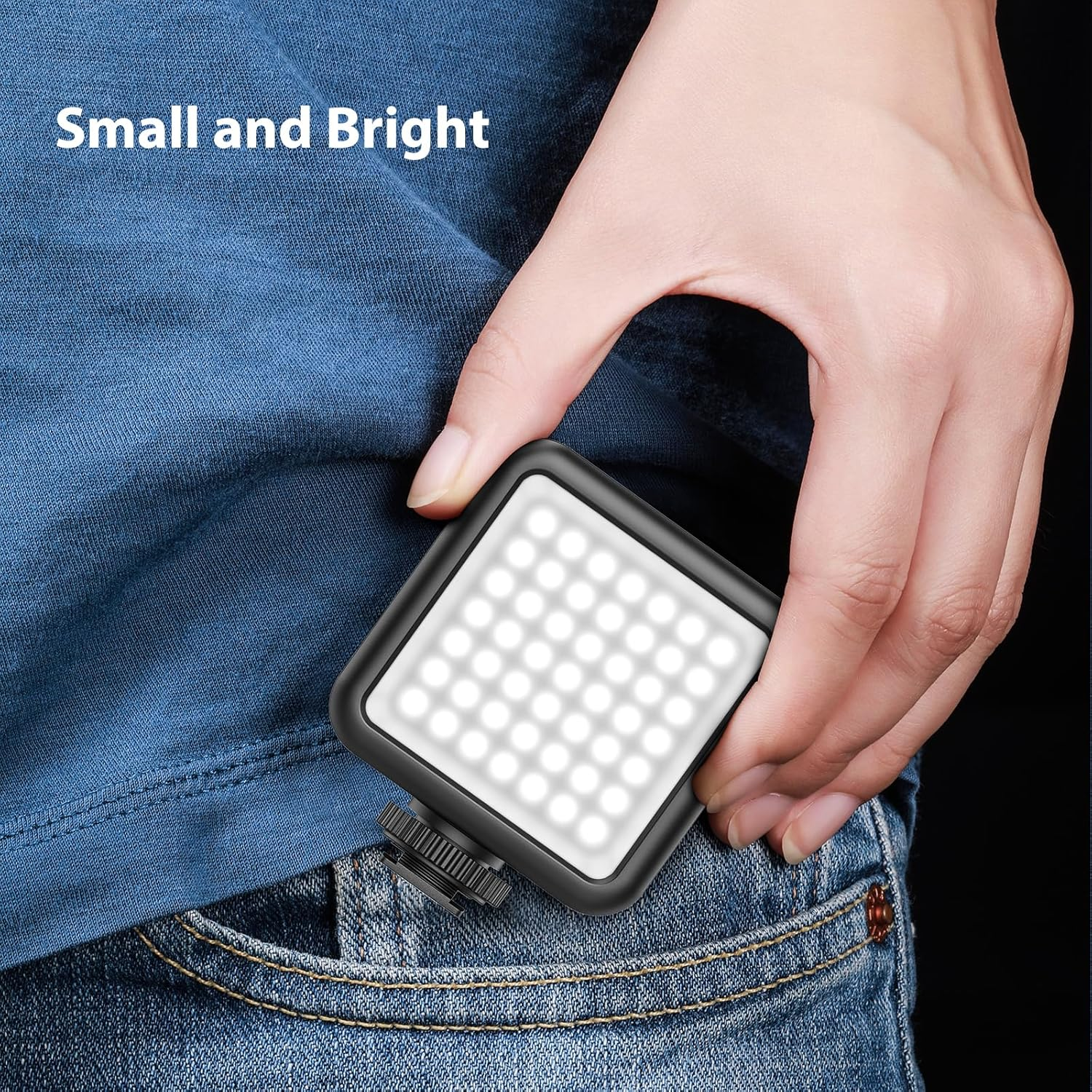 ULANZI VL49 2000Mah LED Video Light W 3 Cold Shoe Mounts Type C Charging Soft Light Panel for DJI OSMO Mobile 3 Pocket Zhiyun Smooth 4 Sony RX100 VII Canon G7X Mark III A6400 6600 Gopro 8 7 6 5 Vlog image number 1