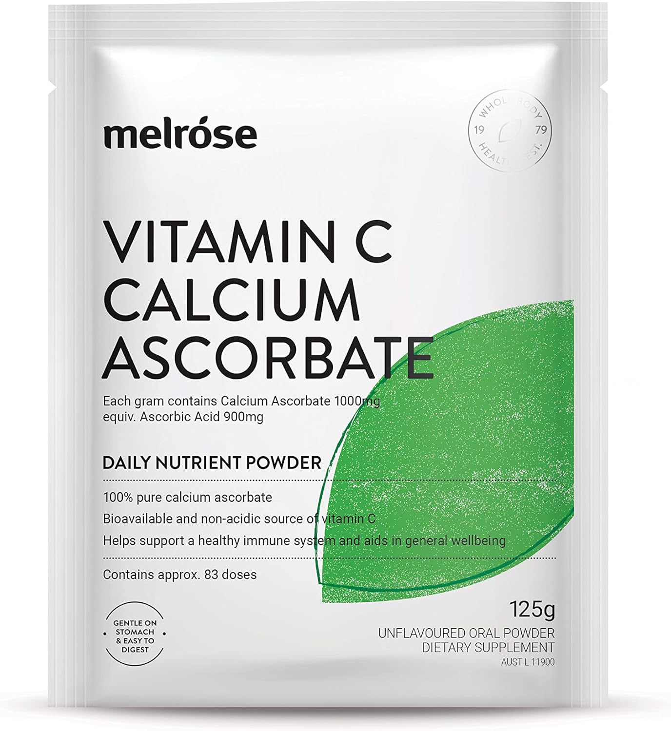 Melrose Vitamin C Calcium Ascorbate 125G