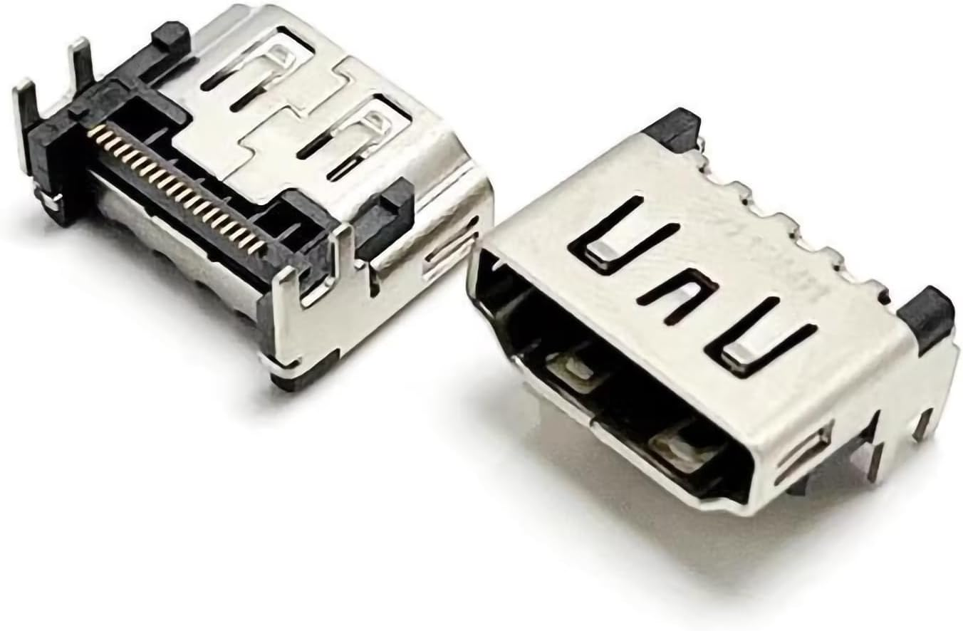 Yxvyxymyxxg 4Pcs HDMI Port Socket Connector Compatible for PS5 Socket Jack Interface Connector Replacement for PS5 Console image number 1