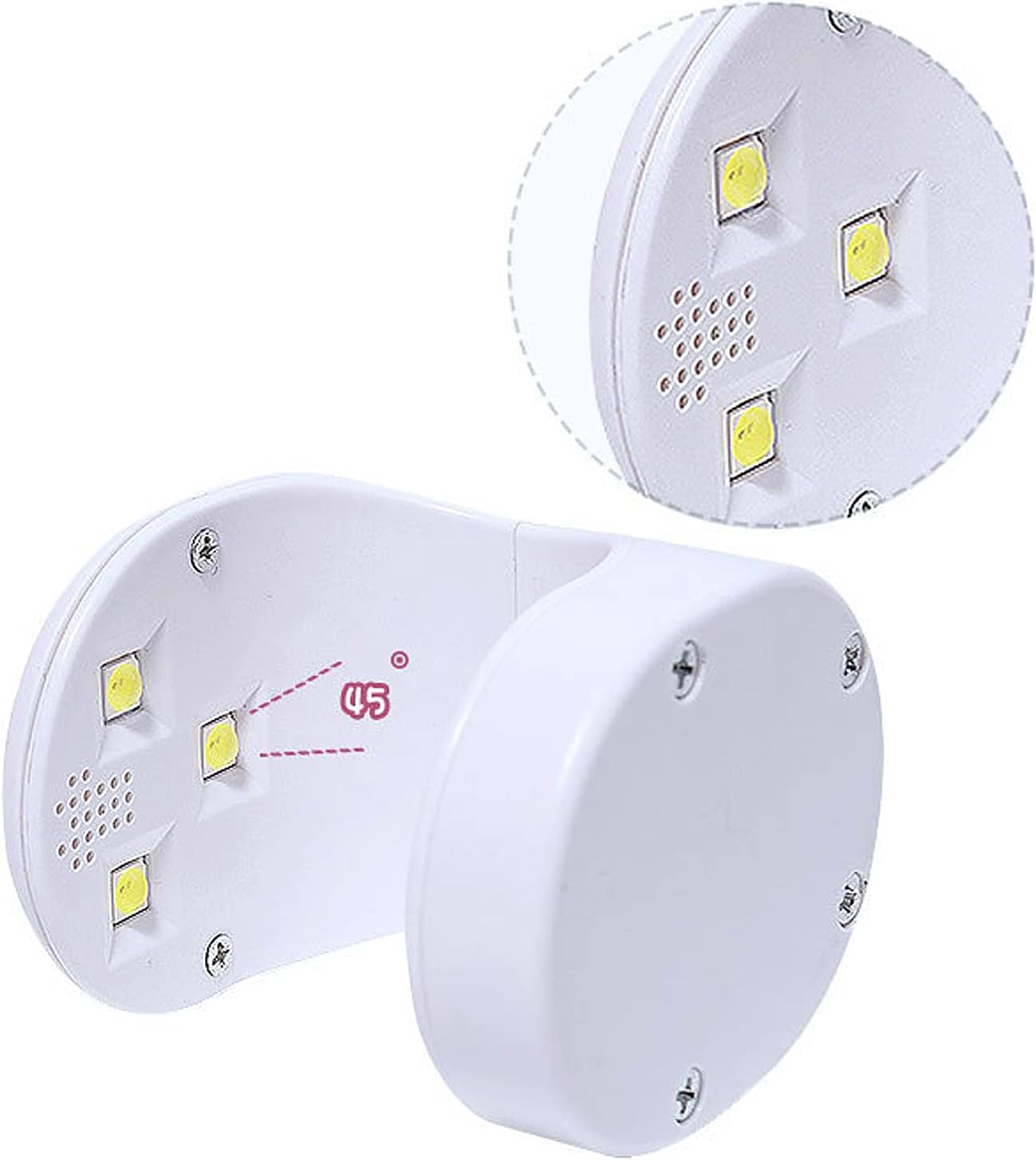 Kstyhome Mini UV LED Nail Lamp Gel Polish Nail Dryer UV Gel Curing Lamp USB Nail UV Light LED Therapy Light Nail Art Tools image number 5