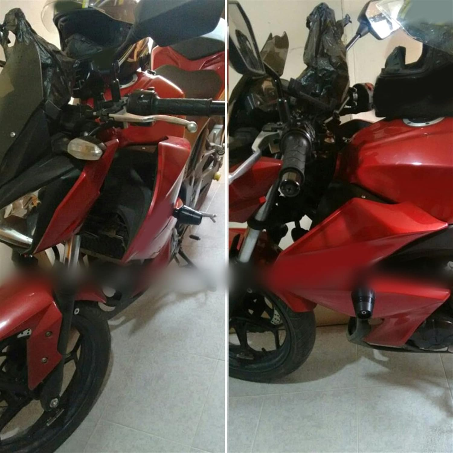 For Ducati Monster 659 695 696 796 1000 1100/S/EVO Motorcycle Frame Slider Crash Protector Accessories Falling Protection POM (Color : Orange) image number 3