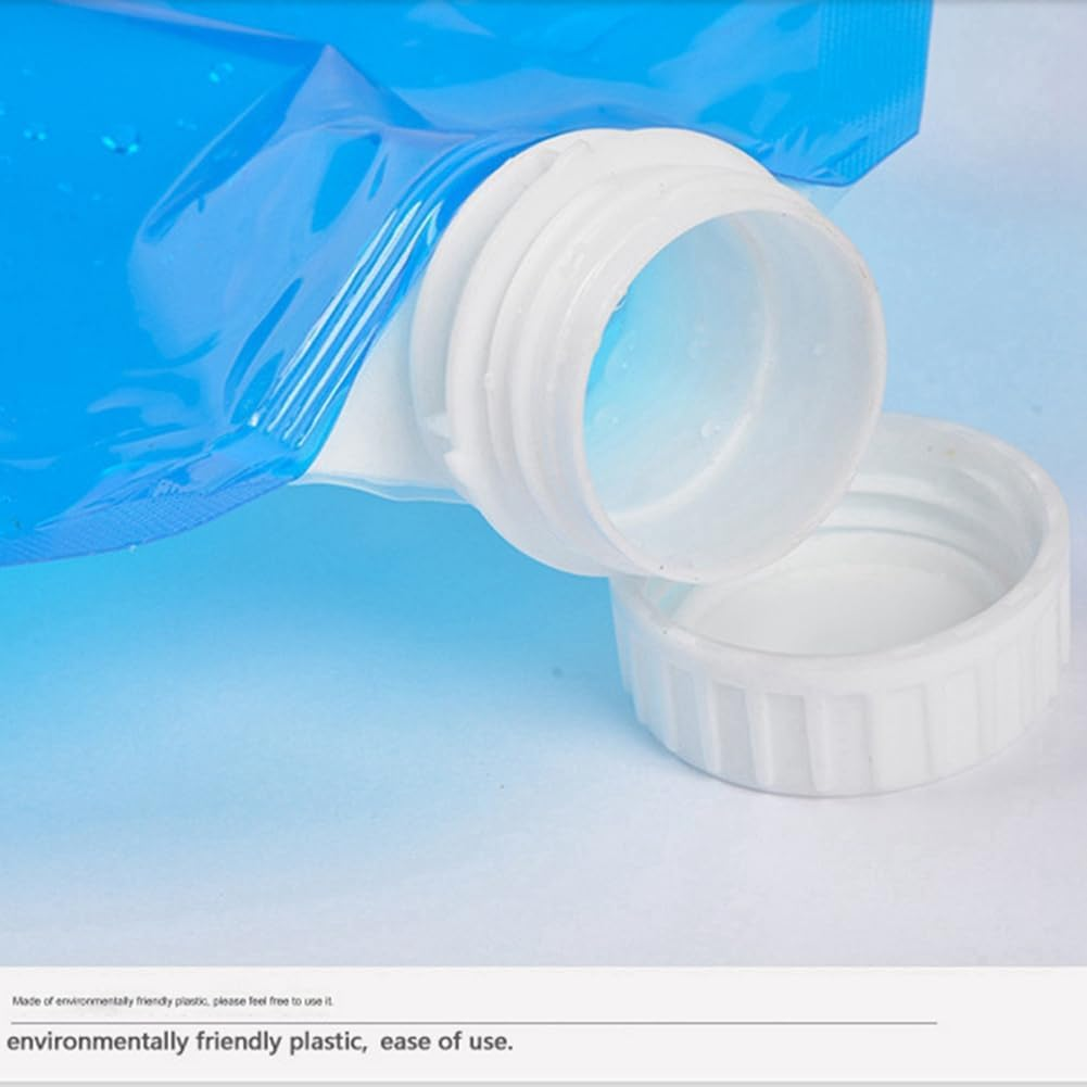 Lyaciomn Ice Bath Bags, Large Capacity Ice Bath Freezer Bag, 5L Ice Bags for Ice Bath, Foldable Bags for Ice Bath Easy Install Easy to Use image number 2