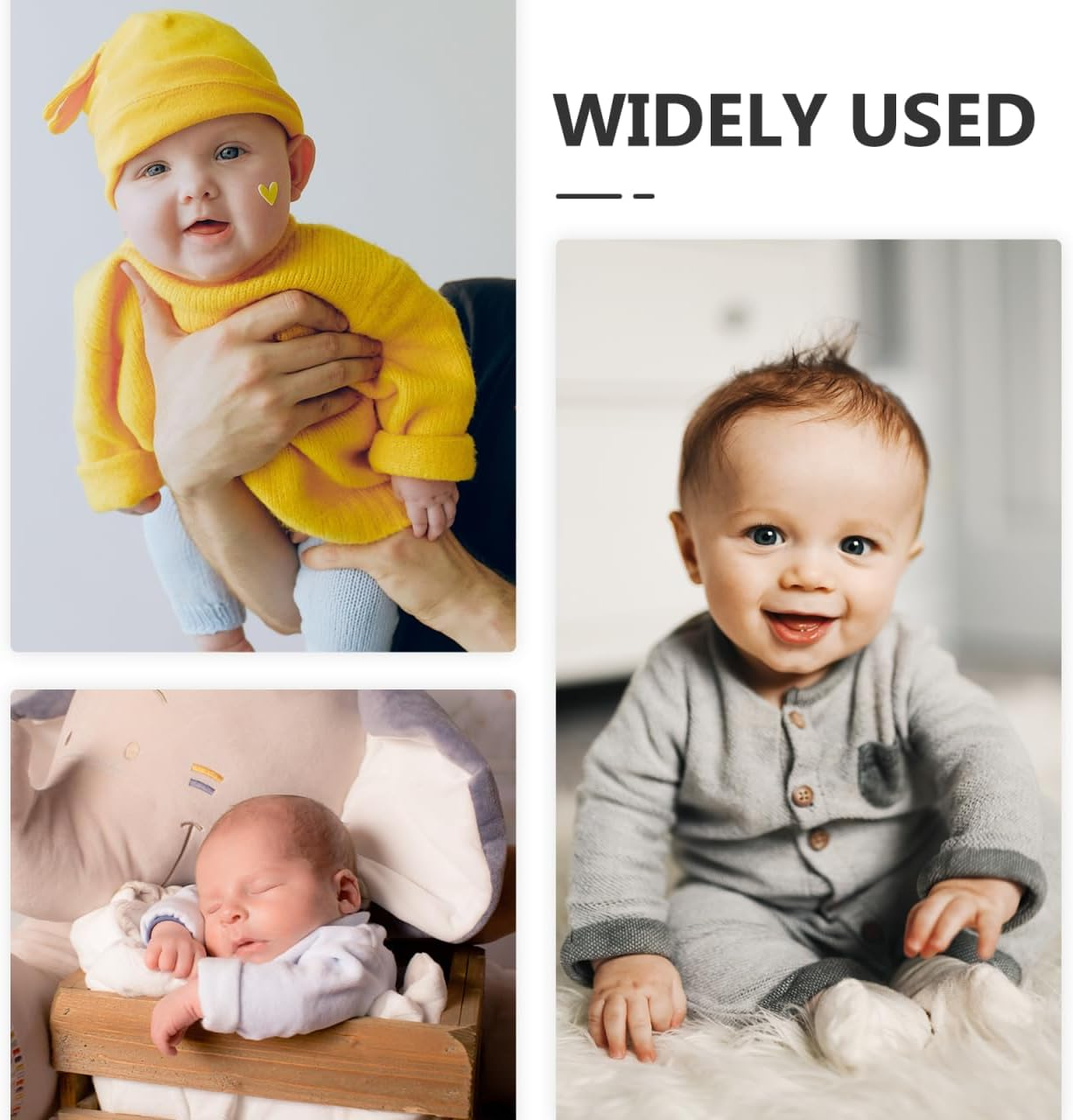 Alasum 6Pcs Newborn Baby Girl Bow Headbands Soft Nylon Hairbands Cute Kids Hair Accessories for Photography Party and Daily Wear image number 2