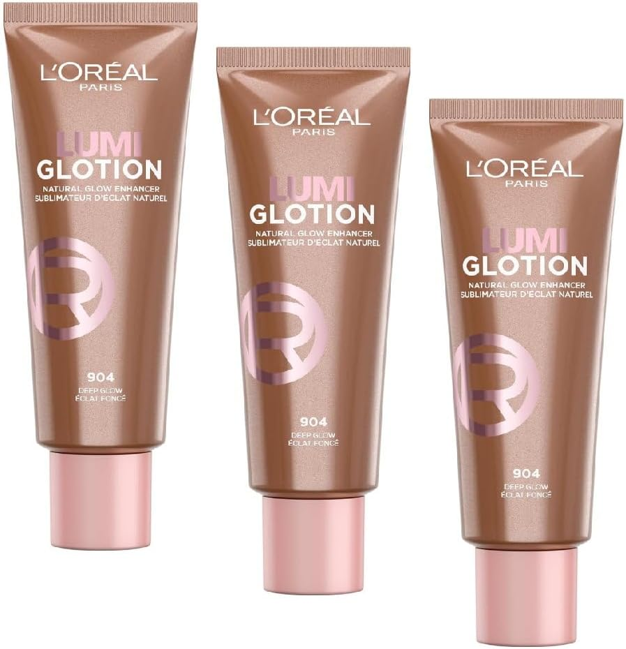 3Pk L'Oreal Paris Lumi Glotion 40Ml - 904 Deep Glow