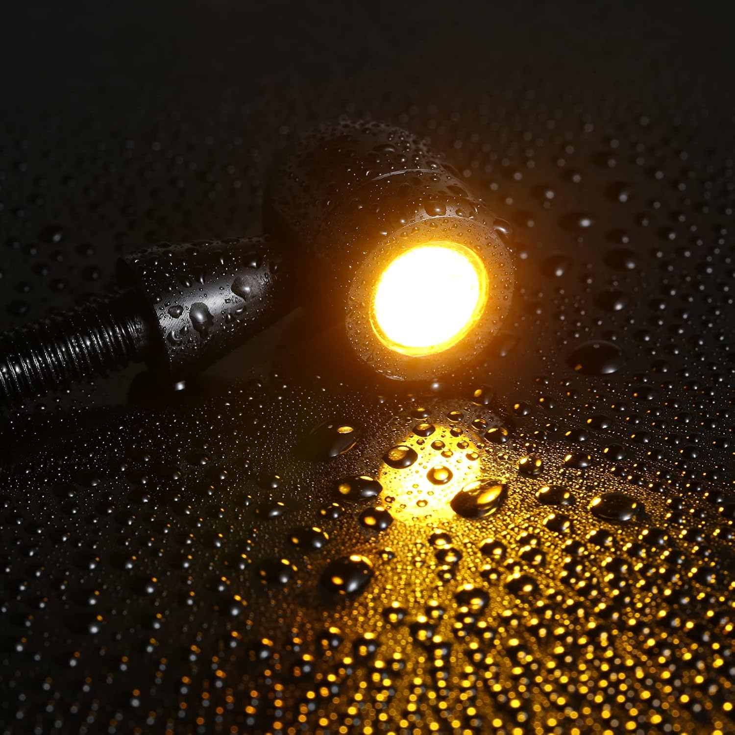 Sazak Motorcycle Mini Vintage LED Turn Signals Blinker Light Indicator image number 5