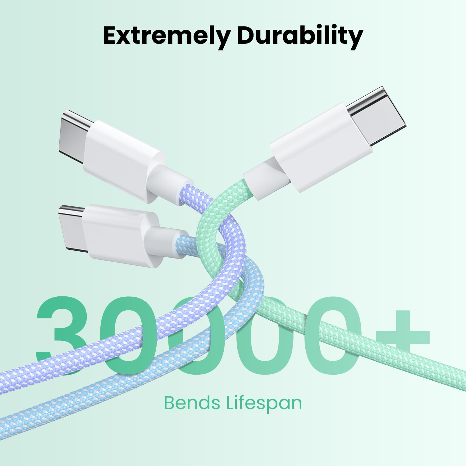 USB C to Lightning Cable 3 Pack 2M, Apple Mfi Certified Fast Charging Iphone Charger Cable Type-C to Lightning Cord for Iphone 14 13 12 11 Pro Max XR XS 8 and More (3) image number 5