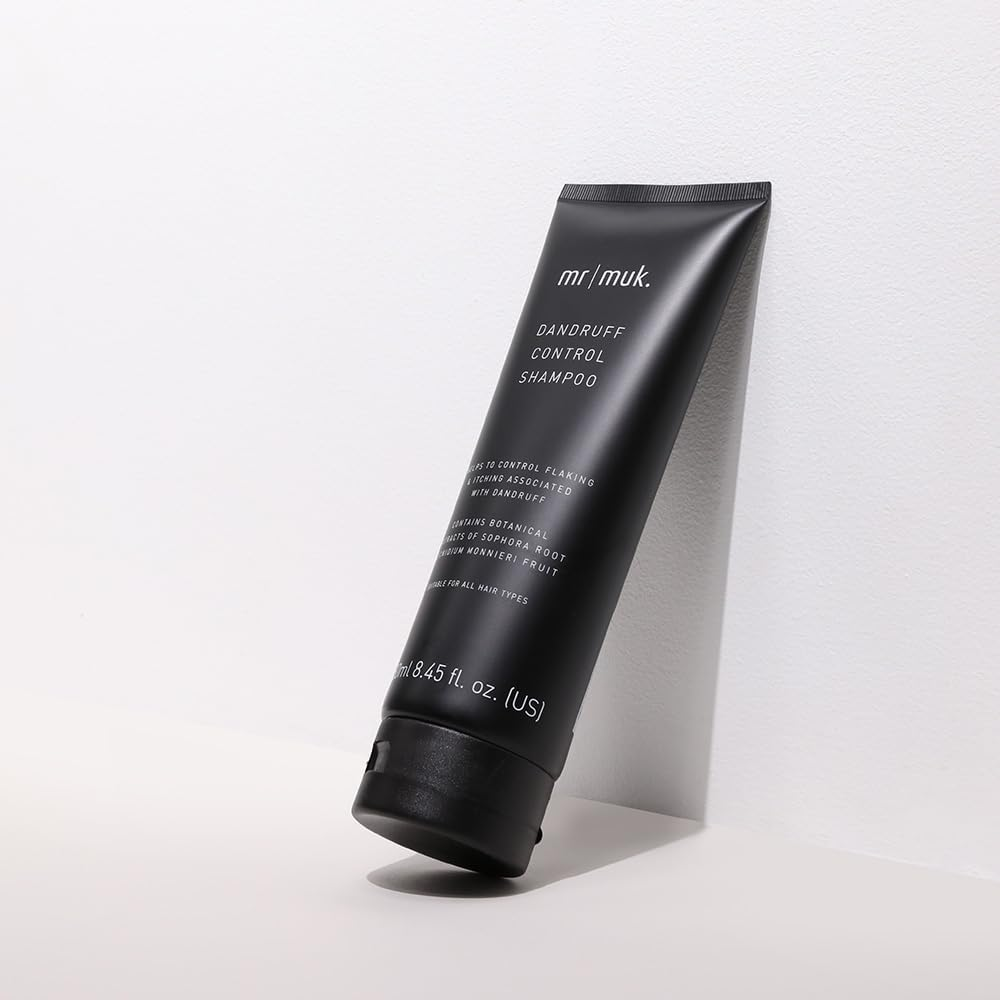 Mr MUK. Dandruff Control Shampoo for Itchy Scalp - anti Dandruff Shampoo, Gentle Cleanser with Nourishing Formula to Calm Dry, Irritated Scalps. Effective anti Flake Shampoo for Scalp Care, 250Ml