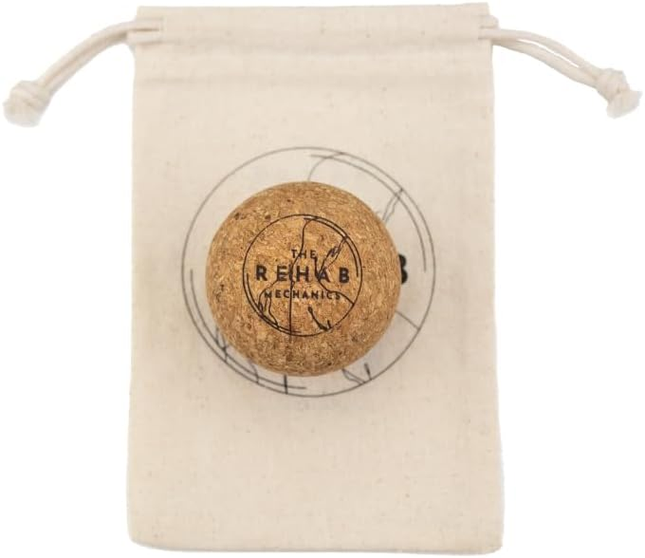 The Rehab Mechanics Mini Cork Ball &ndash; Natural Cork Massage Ball for Foot Pain Relief, Plantar Fasciitis & Arch Support &bull; Portable Trigger Point, Deep-Tissue, Circulation & Mobility Tool image number 1
