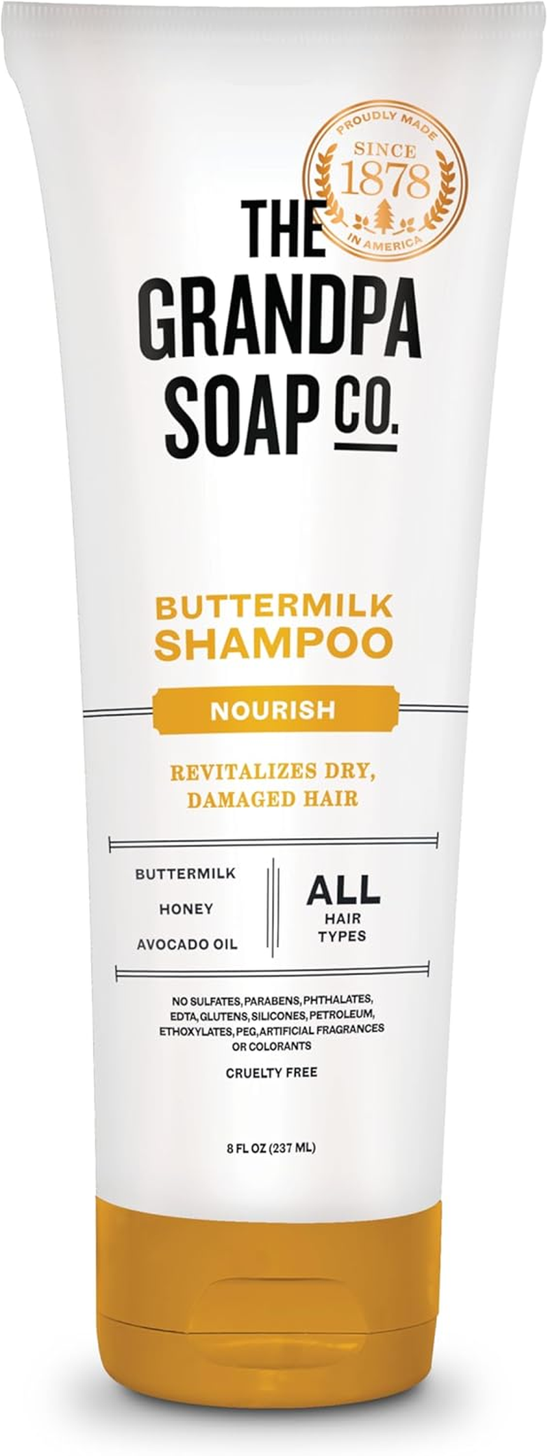 The Grandpa Soap Co. - Nourish Shampoo Buttermilk - 8 Fl. Oz.