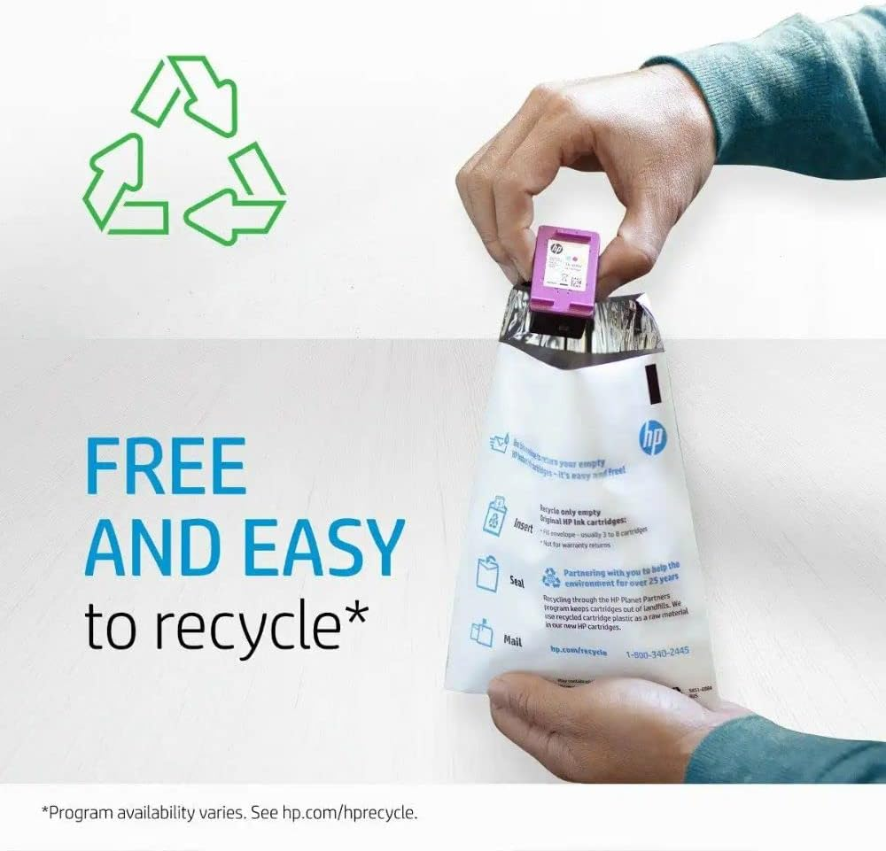 4 Pack HP #905XL Genuine CMYK Ink Cartridges - 825 Yield image number 4