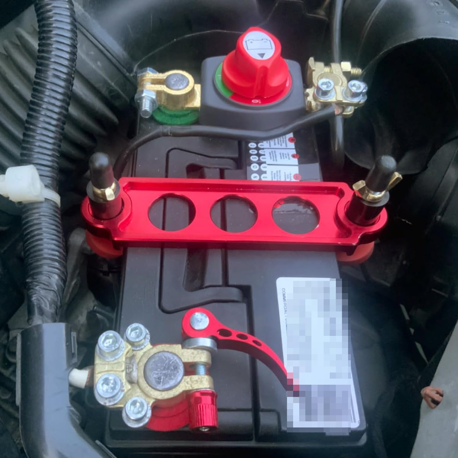 Top Post Battery Disconnect Switch, Battery Power Cut Master Switch Disconnect Isolator for Marine Boat Car Truck ATV Rv Vehicles Camper Trailer