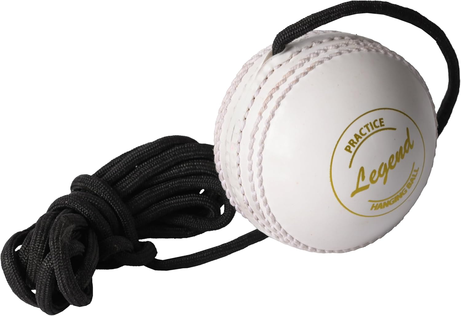 SS Hanging Ball for Bat Knocking and Practice with Reaction String (Embossed Seam & Threaded Seam)