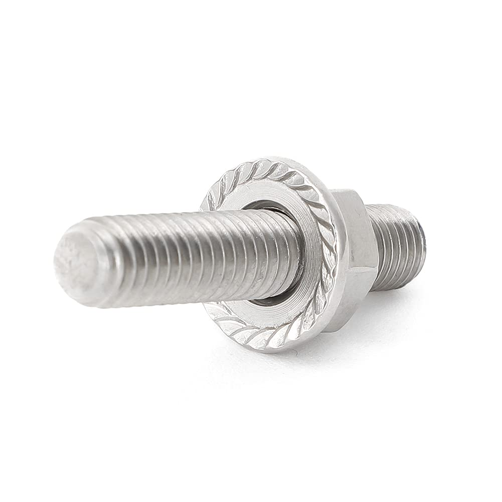 Alpha Rider Exhaust Studs Nuts Kit (8 Pieces) for 1984-2015 Harley Big Twin & 1986-2014 Sportster XL, Replaces OEM #16715-83 image number 3