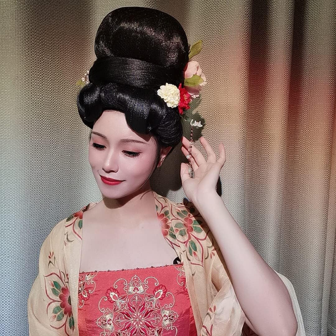 12 Pieces Multicoloured Bohemian Flower Hair Clips Rose Hair Barrettes Artificial Hair Flower Clip Boho Bridal Claw Clip Hair Pin Hair Accessories for Girls and Women image number 1