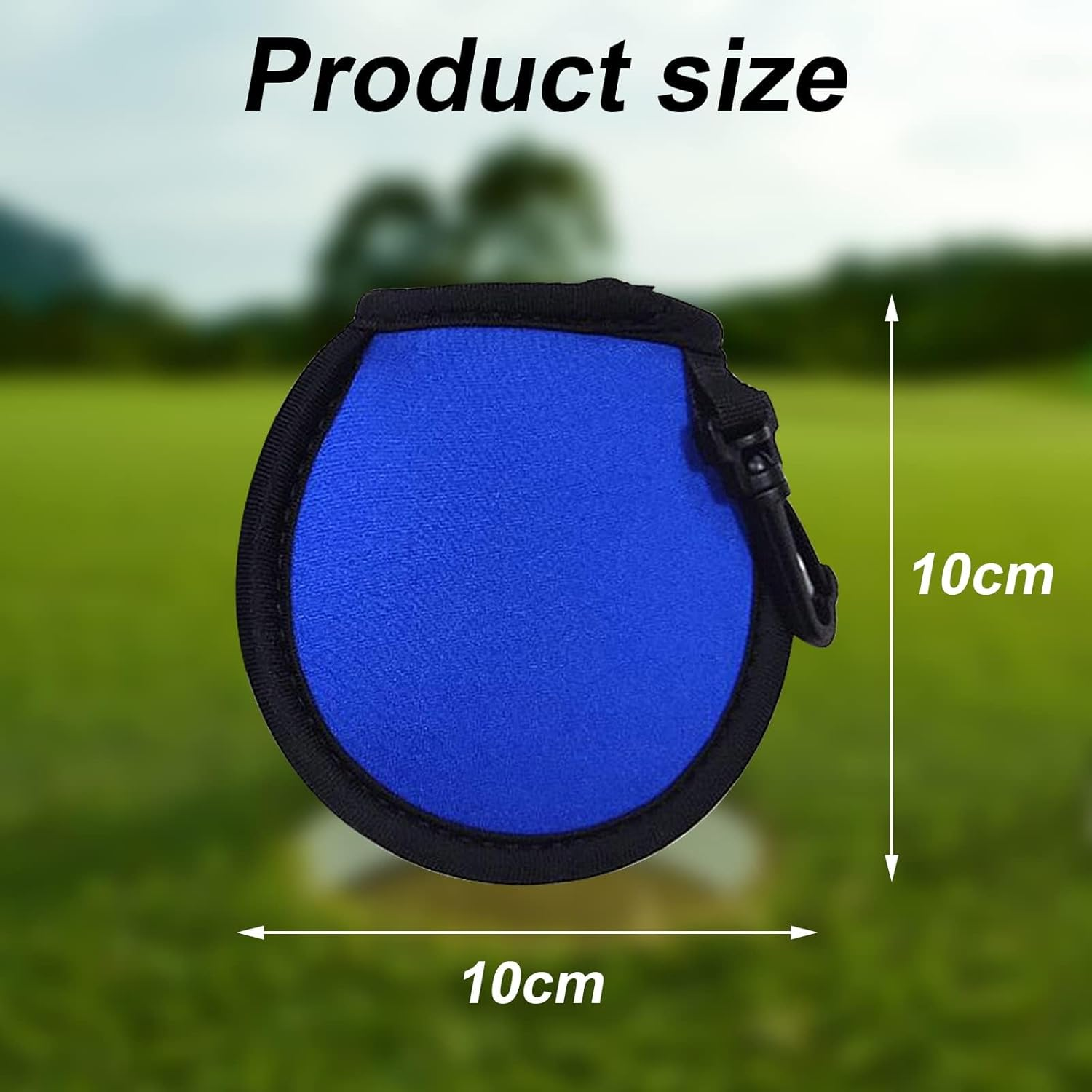 JDFHFGB Golf Ball Cleaner Pouch, 2 Pack Golf Ball Washer Pocket Pouch with Carabiner, Golf Ball Bag, Golf Accessories, Golf Gifts for Men, Mens Gifts, Fit for Golf Carts Belt Golf Bag image number 4