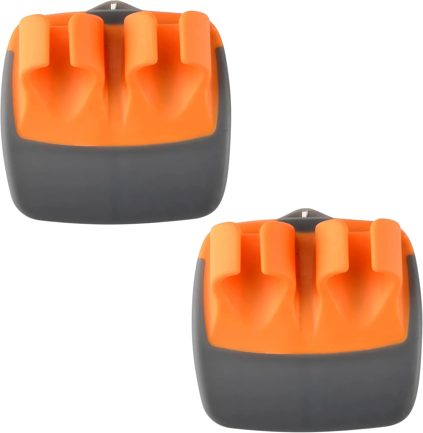 EZONEDEAL Fruit Peeler Ultra Sharp Double Finger Peeler Cutter Fruit and Vegetable Peeler Slicer Cucumber Potato Peeler Tomato Kitchen Tools Creative Gadgets - Palm Peeler (Orange (2PCS))