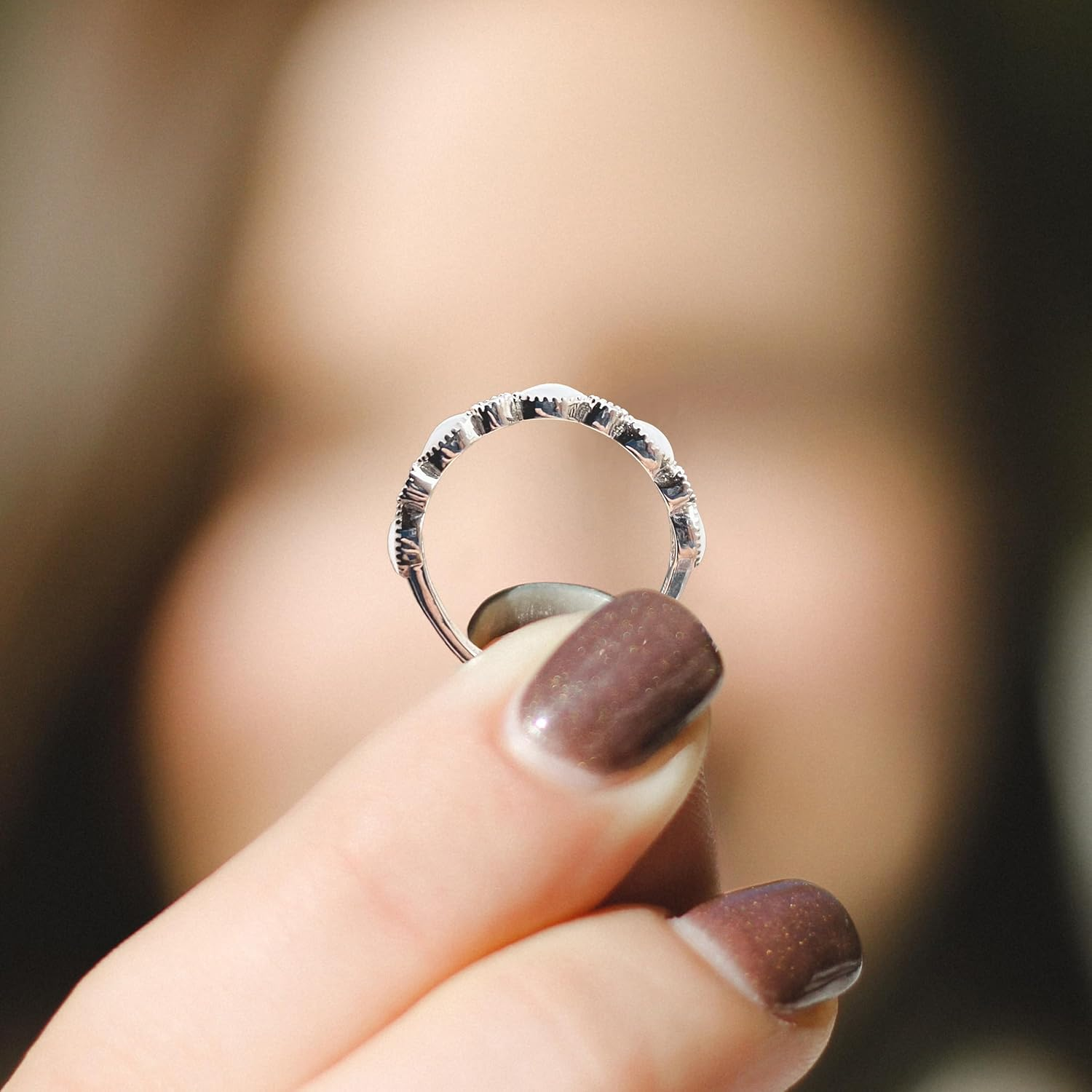 Band Ring DIY Breastmilk Jewelry Making Kit | Adjustable Size 6 to 10 | Breastfeeding Keepsake | New Mom Gifts | Baby Shower Registry | 925 Sterling Silver [Full KIT] image number 1