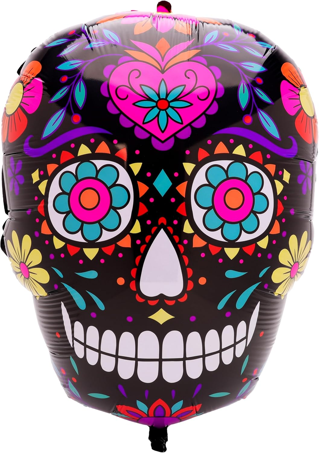 Toyland&reg; 56Cm (22") Sugar Skull Shaped Character Foil Balloon - Day of the Dead Halloween Party Balloons