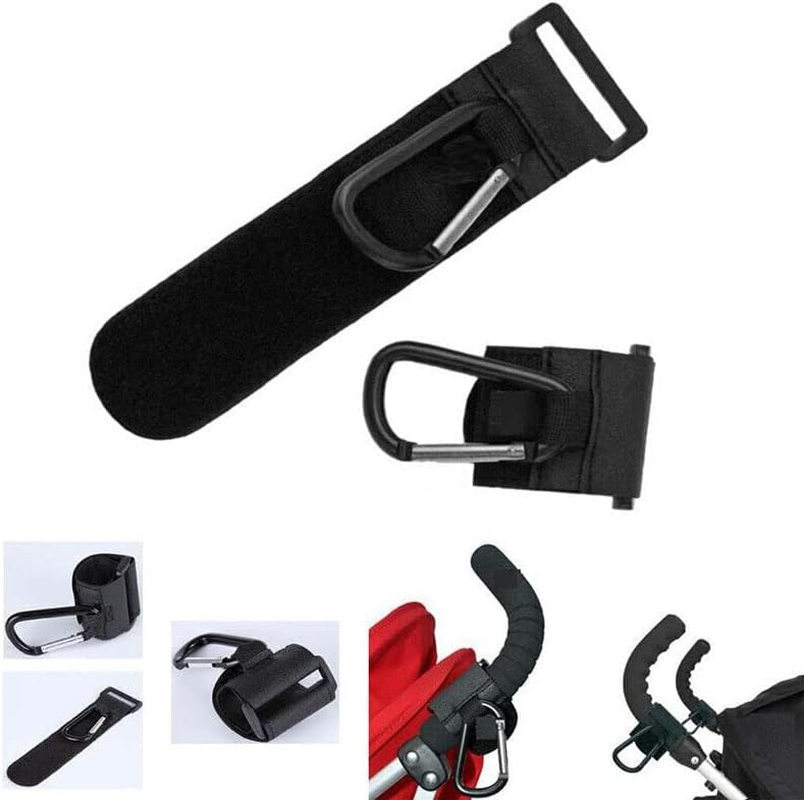 AIMALL 2X Pram Hook Baby Kids Stroller Hooks Shopping Bag Clip Carrier Pushchair Hanger to Carry Your Shopping Bags, Handbag, or Baby Change Bag on Your Pushchair - Universal Fit - Provides Extra Storage image number 4