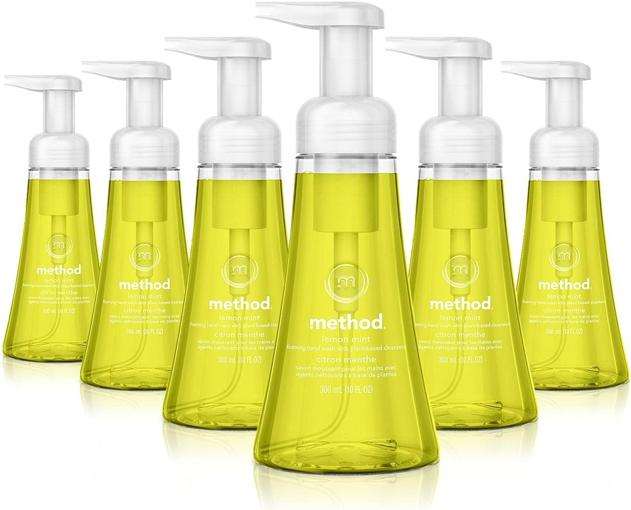 Method Foaming Hand Soap, Lemon Mint, 10 Ounce (Pack 6) image number 2