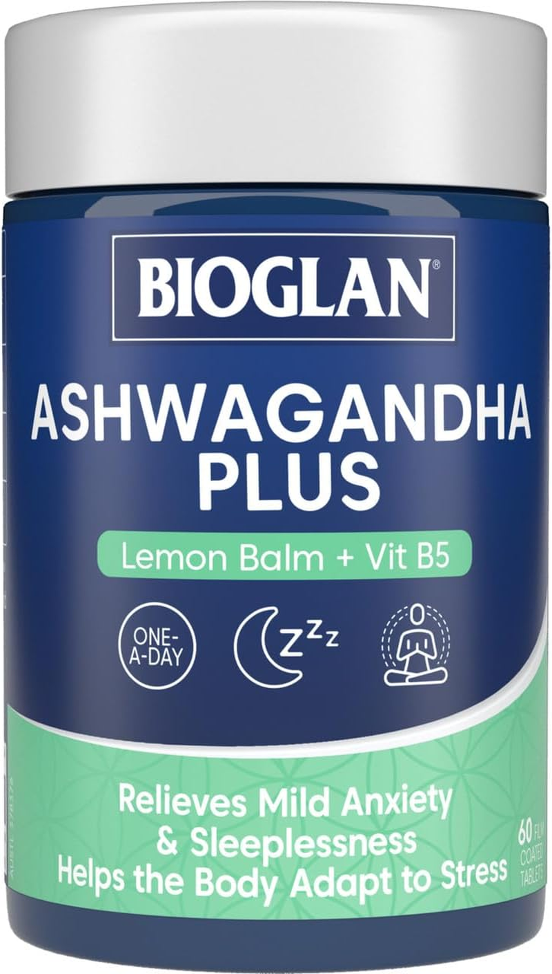 Bioglan Ashwagandha plus 60 Tablets image number 1