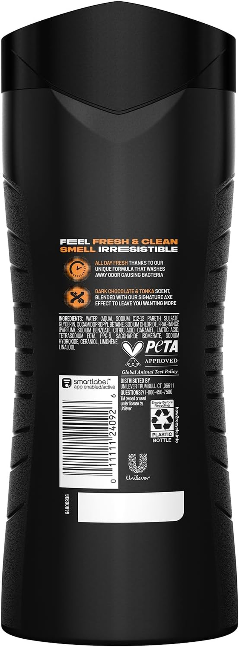 Axe Shower Gel, Dark Temptation, 16 Fluid Ounce (Pack of 3) image number 3