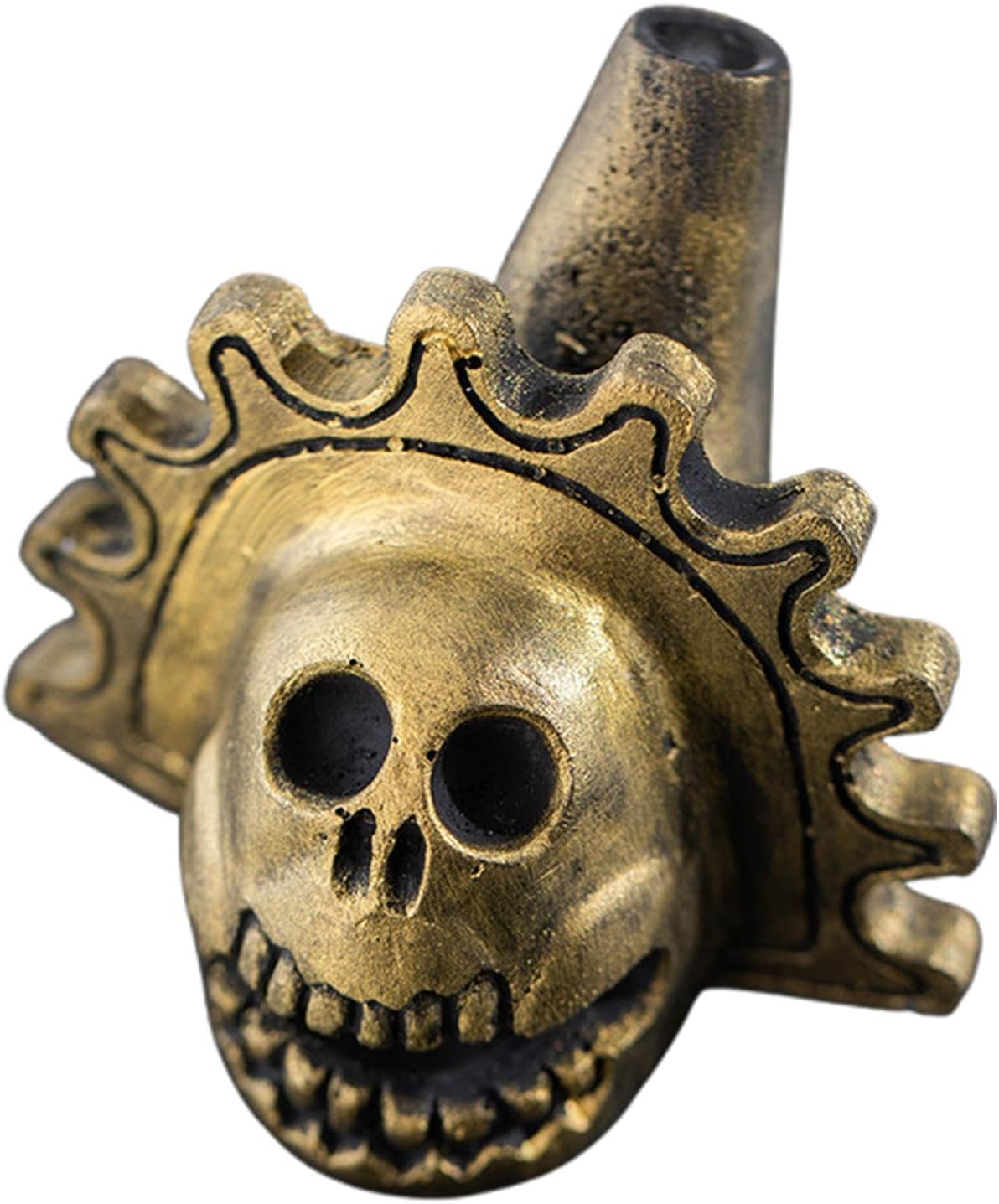 Loud Human Screaming Whistle, Aztec Death Whistle, Creative Aztec Death Whistle, Aztec Ceremonial Whistle, Ancient Aztec Whistle, Aztec Sound Whistle for Aztec Scream Whistle image number 4