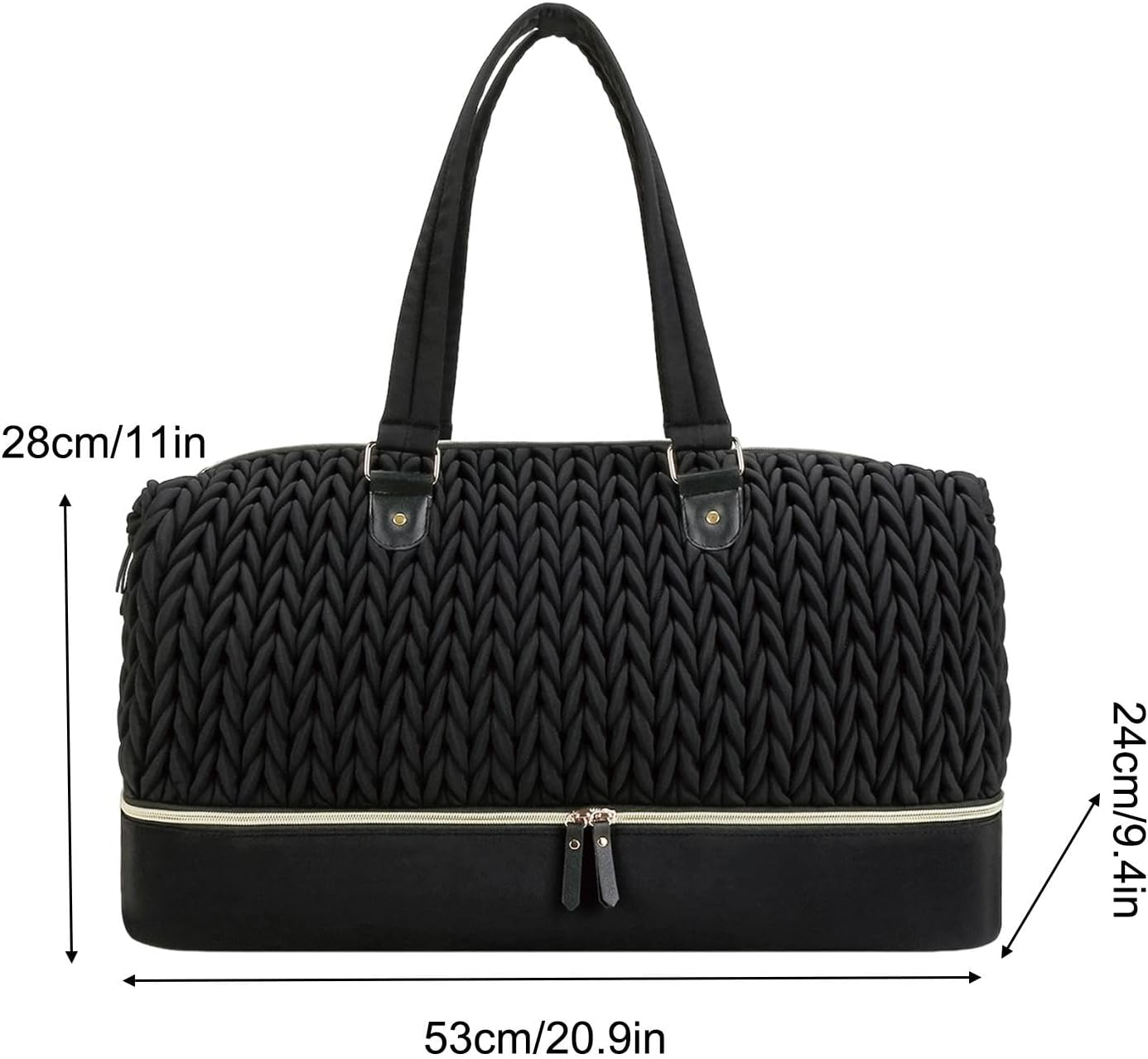 Tote Diaper Bag for Women | Waterproof Changing Table Bag | Diaper Organizer Bag with Insulated Pocket, Nappy Storage Bag, Waterproof Diaper Bag for Changing Table - Light Blue1 image number 6