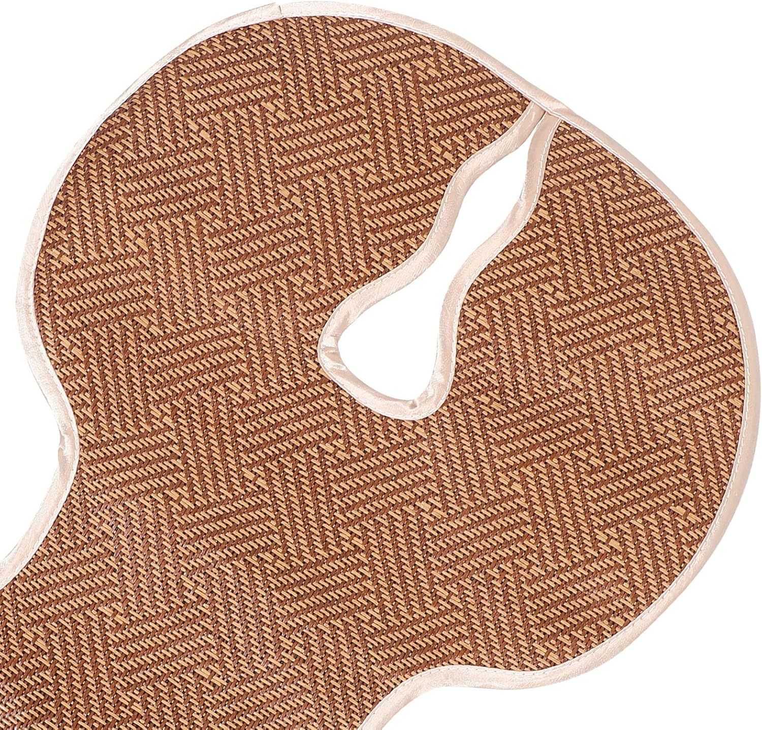 Universal Seat Cooling Pad for and Seat Breathable Rattan Cooling Cushion Moisture Wicking Suitable for Summer Use image number 4