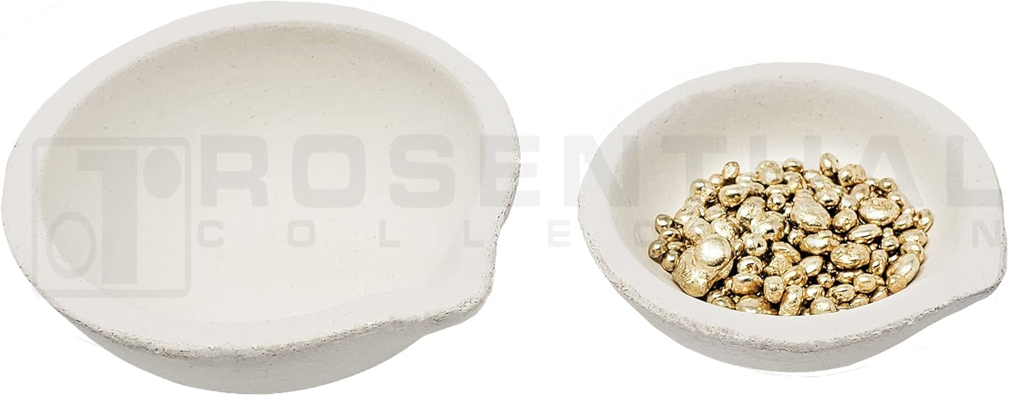 Small Melting Ceramic Crucible Dish Cup Set of 2 Melting Gold Silver Copper with Whip Tongs Handle 2A image number 6