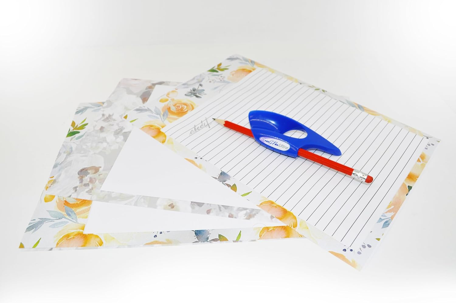 Grip Support for Writing and Art Tools (Medium Blue, Royal Blue)