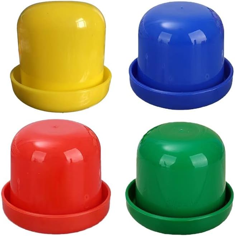 4X KTV Bar Party Dice Cup Drinking Board Game Gambling Dice Box with 5X10Mm D6 Dice for Drinking Board Games & Gambling, High-Quality ABS Material, Perfect for Table Games image number 1