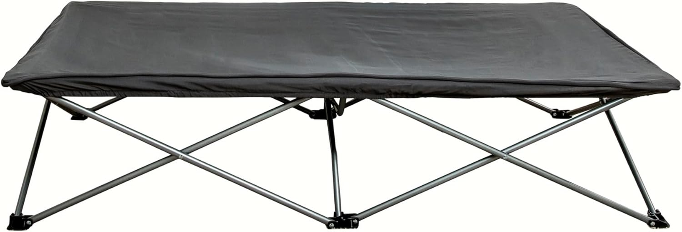 Regalo My Cot Extra Long Portable Bed, Gray, Includes Fitted Sheet and Travel Case 9 Pounds