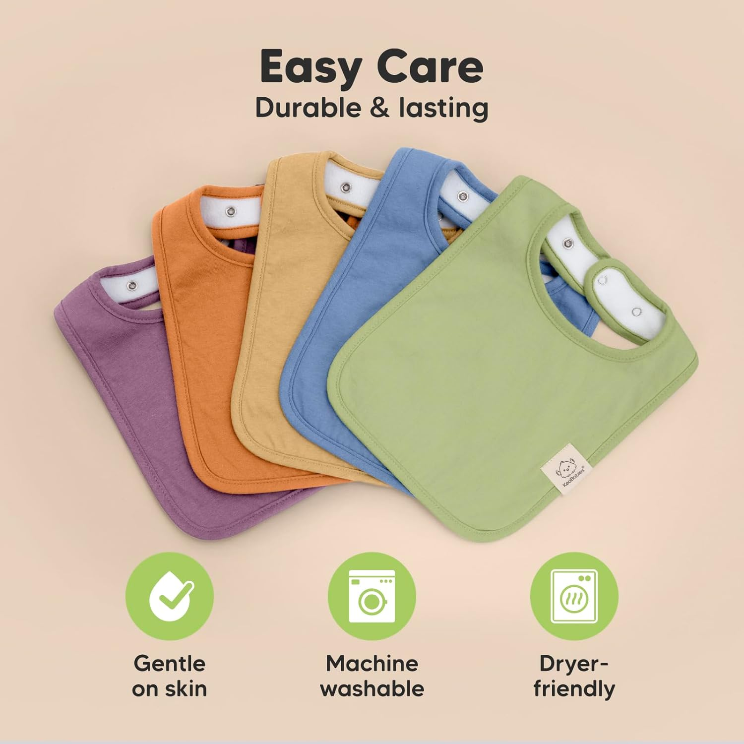 8-Pack Baby Bibs for Boys & Girls - Organic Cotton Dribble Bib, Newborn Bibs for Babies, Infant Teething Bibs, Drool Bibs for Baby Boy, Baby Girl, Toddler Bibs, Drooling Bib, Unisex Bibs (Cruise) - Embrace image number 2