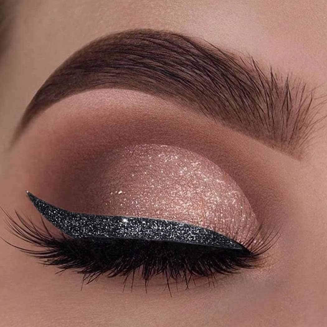 AIMALL Quick-Apply Reusable Eyeliner Stickers - Waterproof Glitter Eye Makeup with Self-Adhesive Design, for Every Occasion, Long-Lasting Cosmetic Eye Enhancers image number 6