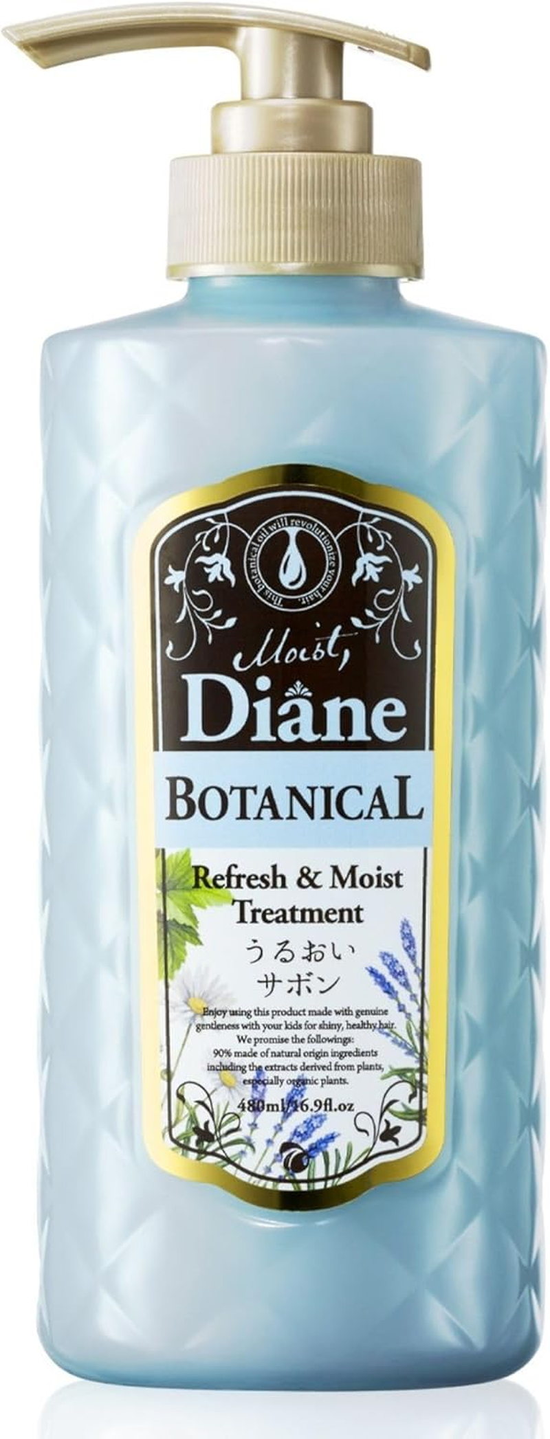 Moist Diane Botanical Refresh and Moist Treatment, 480 Ml image number 5