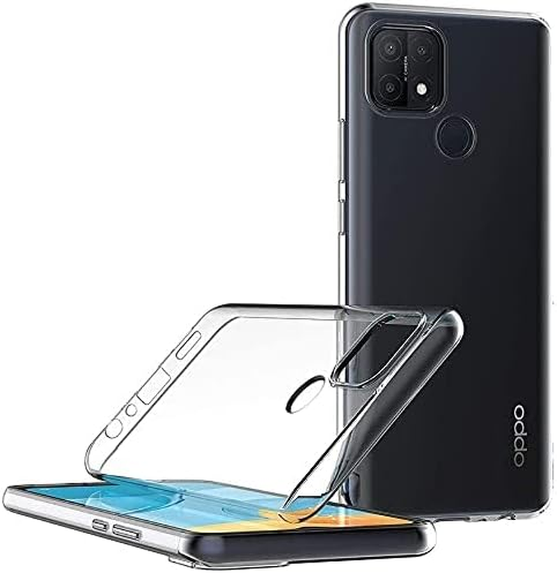 Case for Oppo A15 (6.52 Inch) Maijin Soft TPU Rubber Gel Bumper Transparent Back Cover image number 2