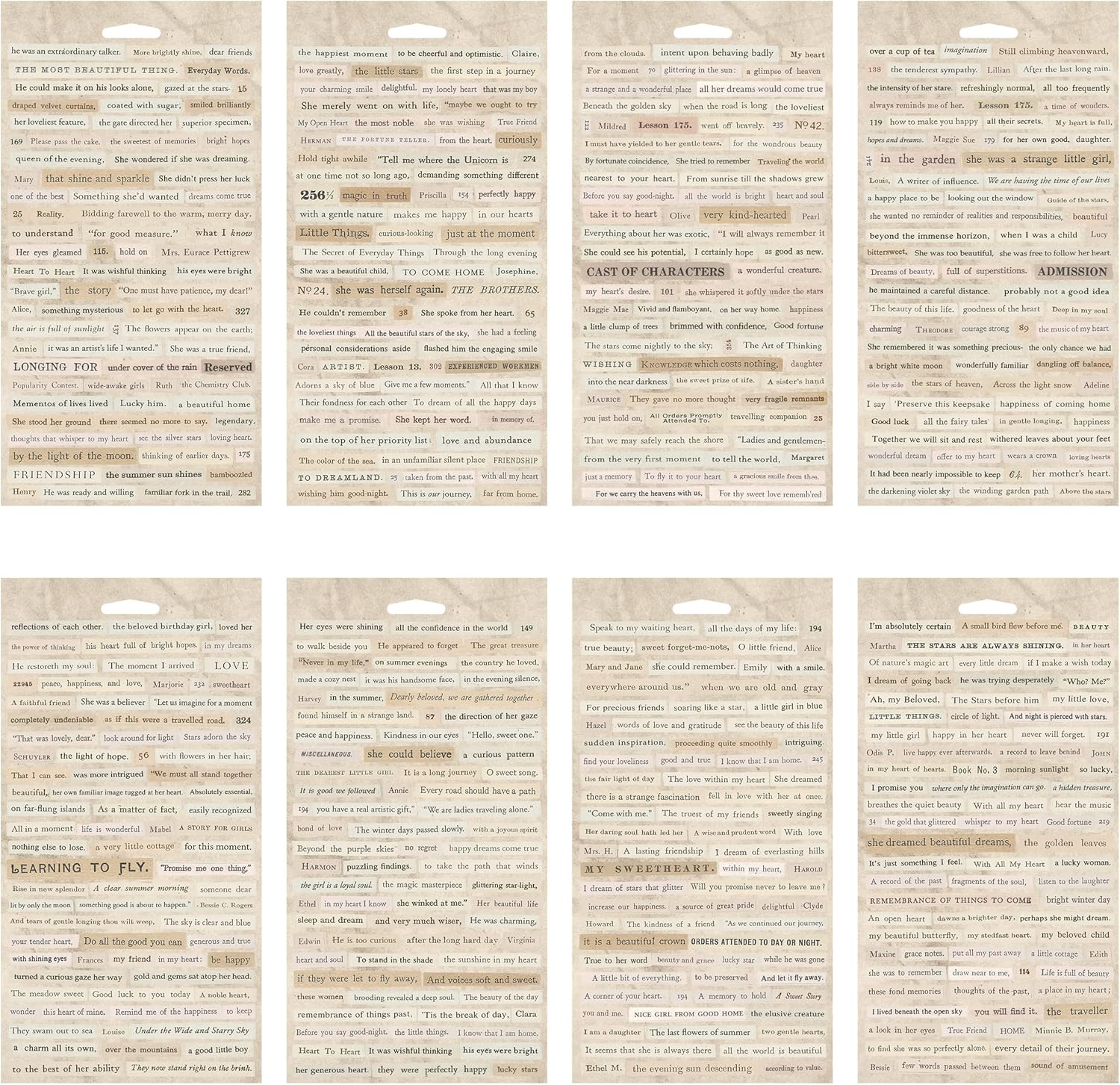 Tim Holtz Idea-Ology Sticker Book IDEA-O CLIPPINGS image number 2