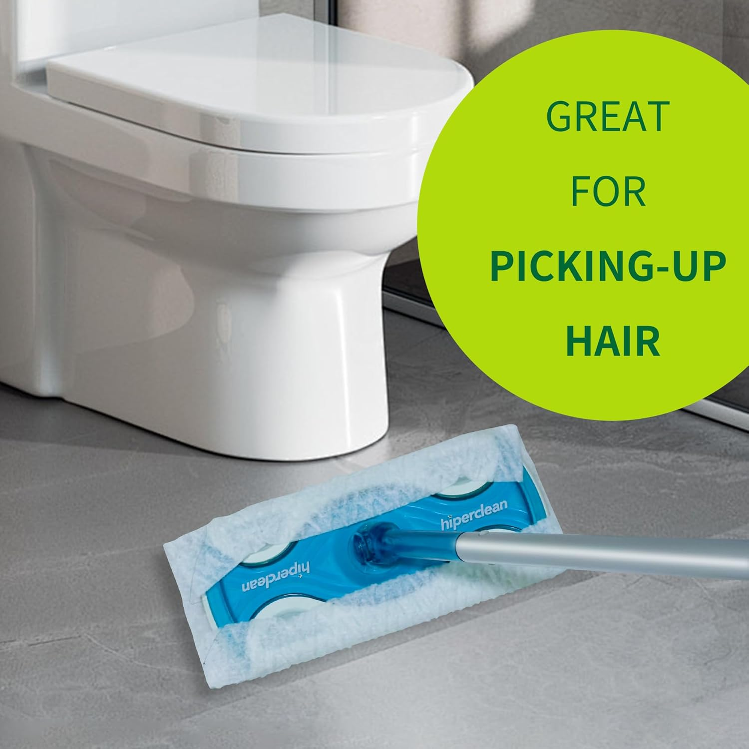 Dr.Easy Dry Sweeping Cloths,72Ct Disposable Mopping Pads Refil Pack,Fits SWIFFER Sweeper and Other Electrostatic Mop Heads for Floor Mopping and Cleaning.Bigger Size 8X11In,Catch& Lock Dirt & Hair. image number 2