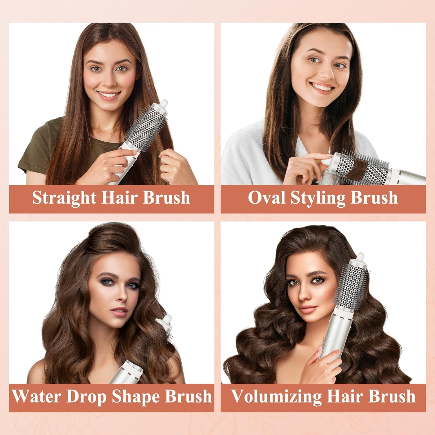 ZEPHBLOW round Volumizing Brush for Shark Flex Style HD430/435/440, round Brush Attachment Compatible with Shark Flexstyle Air Styling & Drying System, Ideal for Volumizing Styling