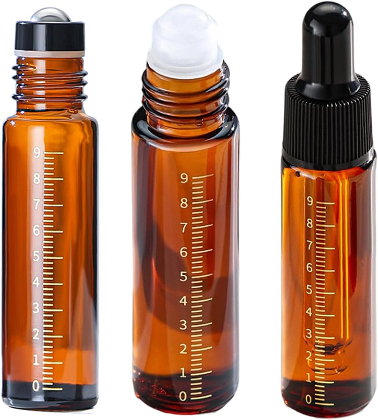 Refillable Perfume Bottle Dropper Bottle Leak Proof Essential Oil Bottle Glass Roll Bottle Essential Oil Bottle image number 2